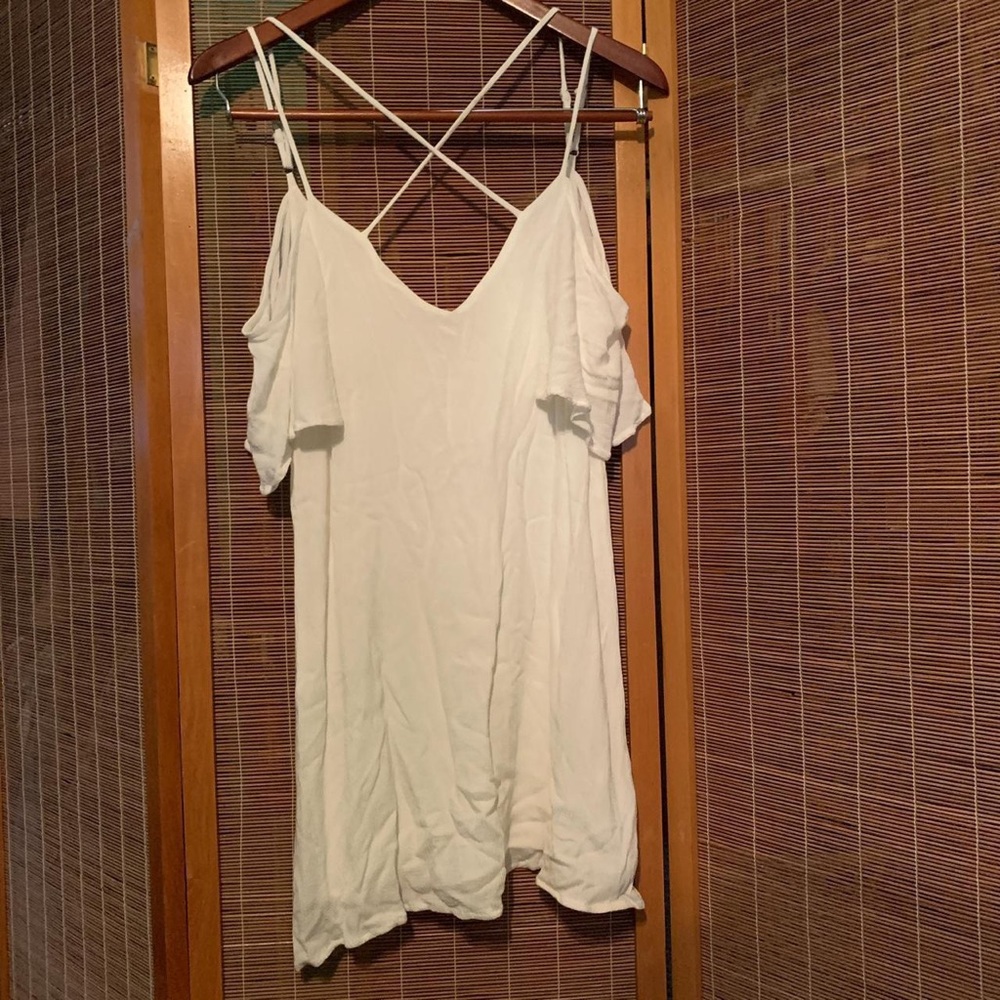 Lulus long white top